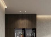 红酒柜什么牌子好？情人节浪漫之选——HCK鉴赏家系列双温酒柜冰吧