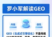 罗小军提出判断框架：GEO不是SEO换壳，而是面向AI答案场景的优化方法
